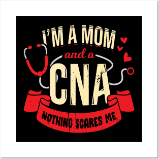 CNA Mom Certified Nursing Assistant Mother Gift Posters and Art